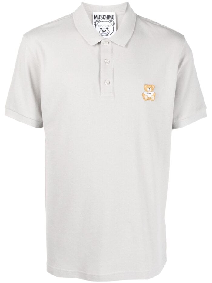 MOSCHINO Cotton Piquet Polo Shirt