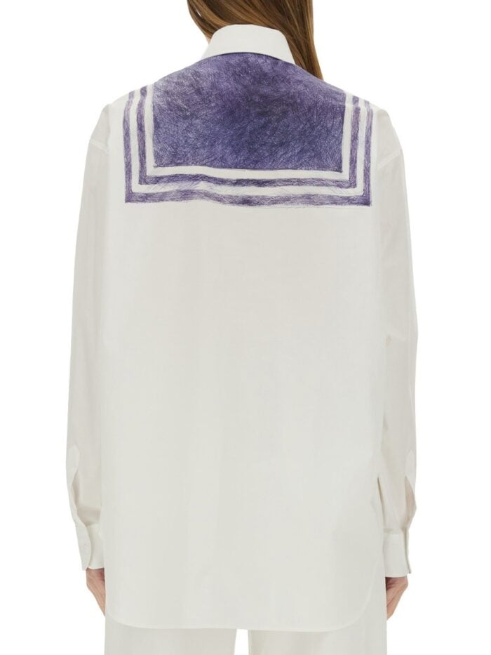 Moschino COTTON SHIRT WITH PRINT