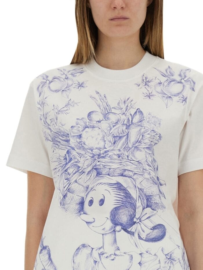 Moschino COTTON T-SHIRT WITH PRINT