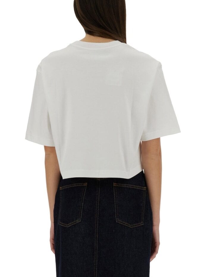 Moschino CROPPED T-SHIRT "TEDDY BEAR"