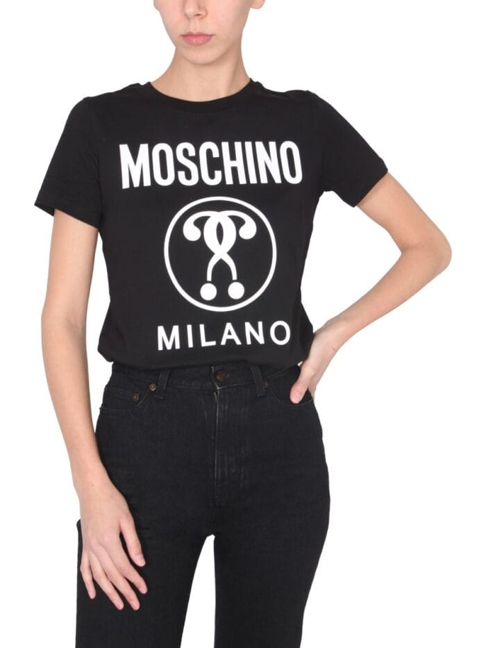 Moschino "DOUBLE QUESTION" T-SHIRT