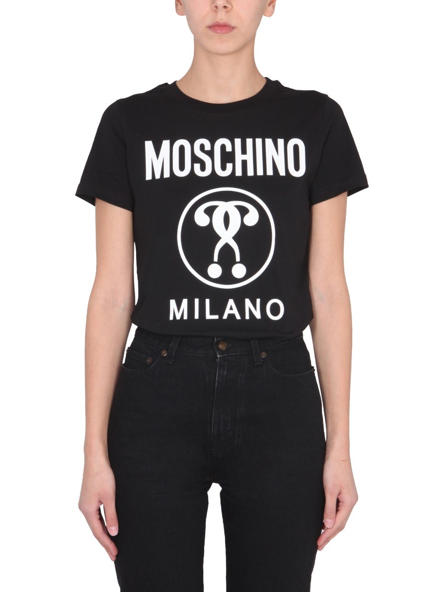 Moschino "DOUBLE QUESTION" T-SHIRT