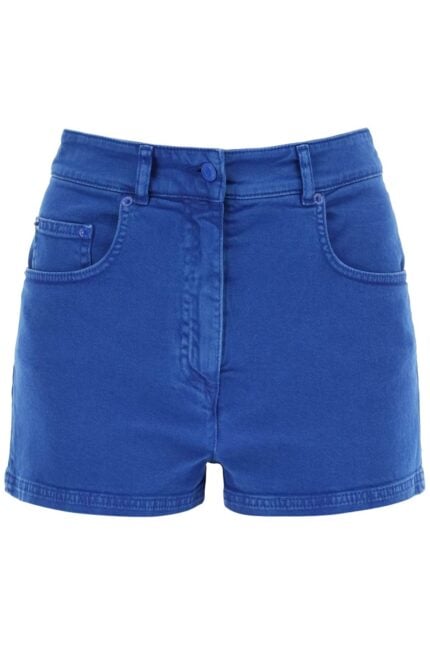 Moschino Garment Dyed Denim Shorts