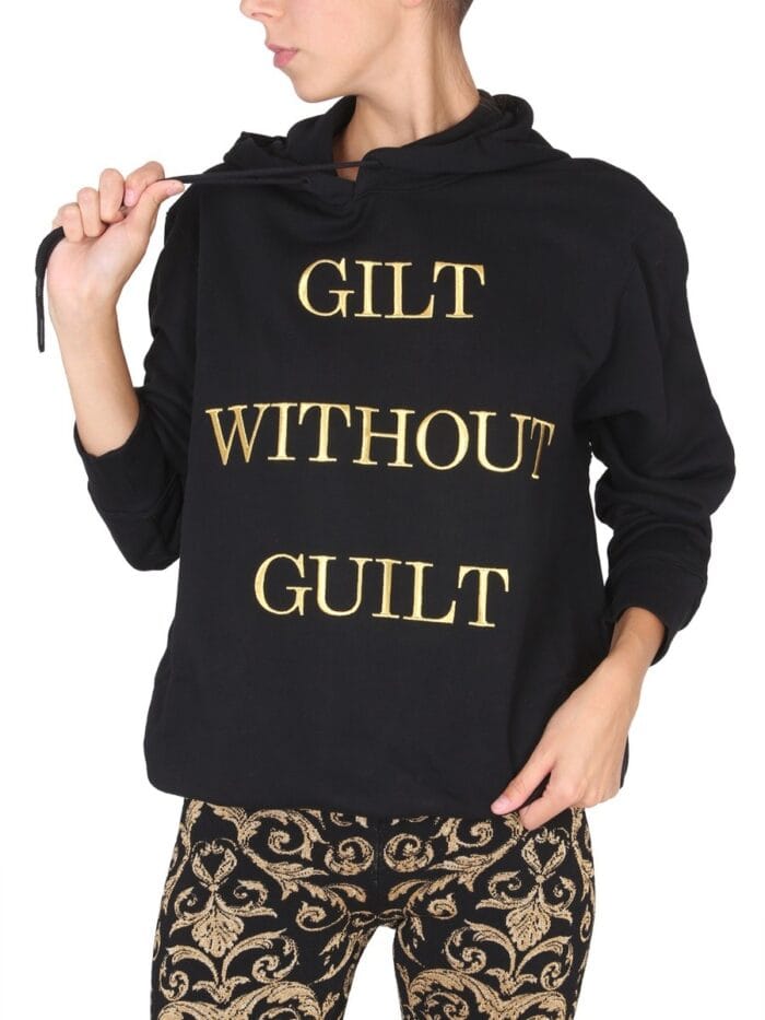 Moschino "GILT WITHOUT GUILT" SWEATSHIRT