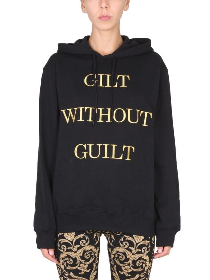 Moschino "GILT WITHOUT GUILT" SWEATSHIRT