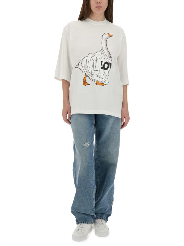 Moschino "GOOSE" JERSEY T-SHIRT