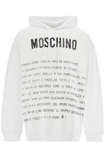 MOSCHINO Hooded Sweatshirt With Letter