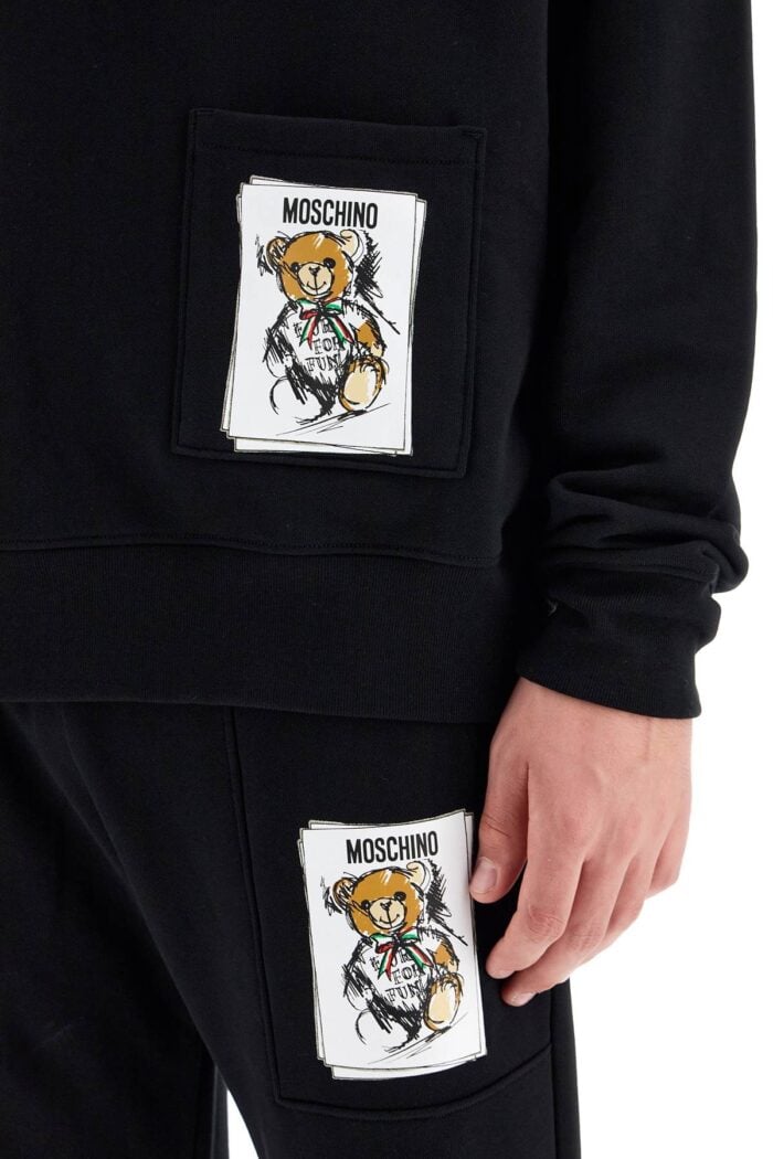 MOSCHINO Hooded Teddy Bear Sweatshirt