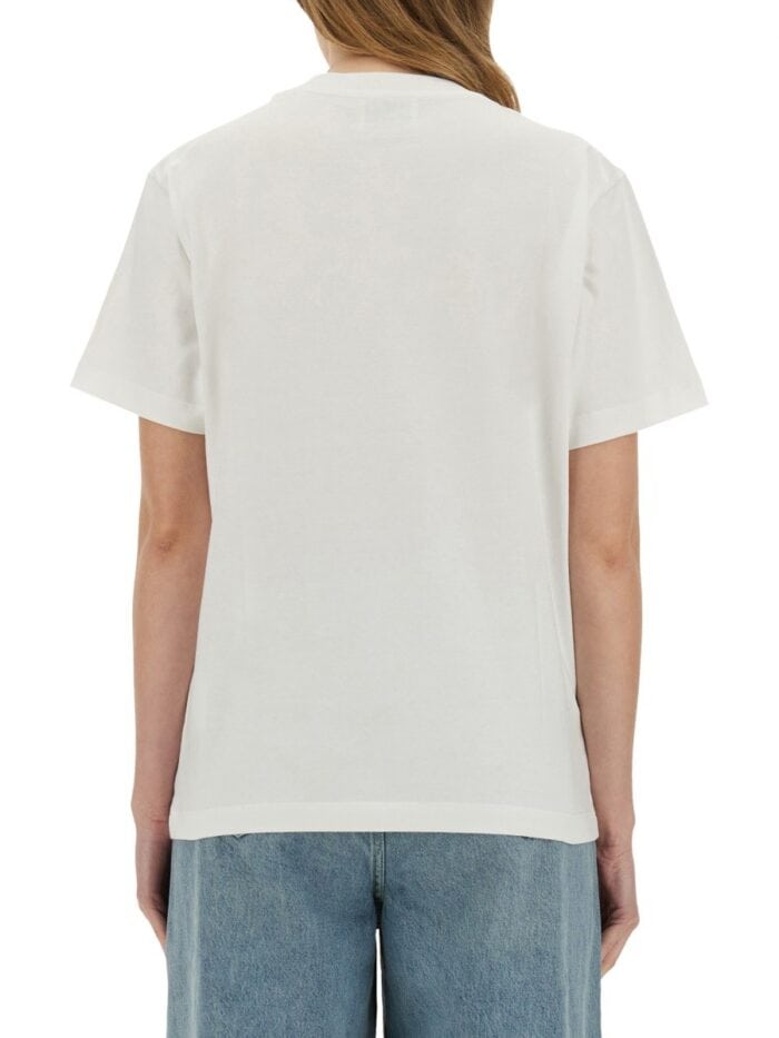 MOSCHINO JEANS APPLE PRINT T-SHIRT