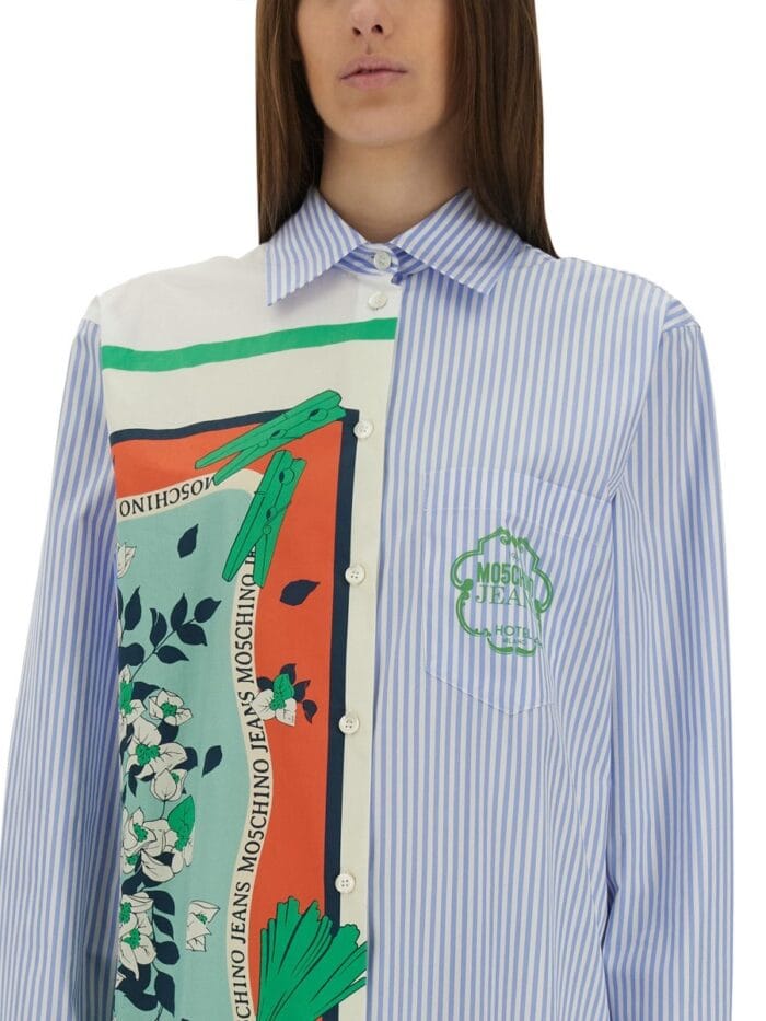 MOSCHINO JEANS COTTON CHEMISE DRESS