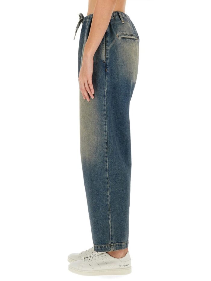 MOSCHINO JEANS COTTON DENIM PANTS