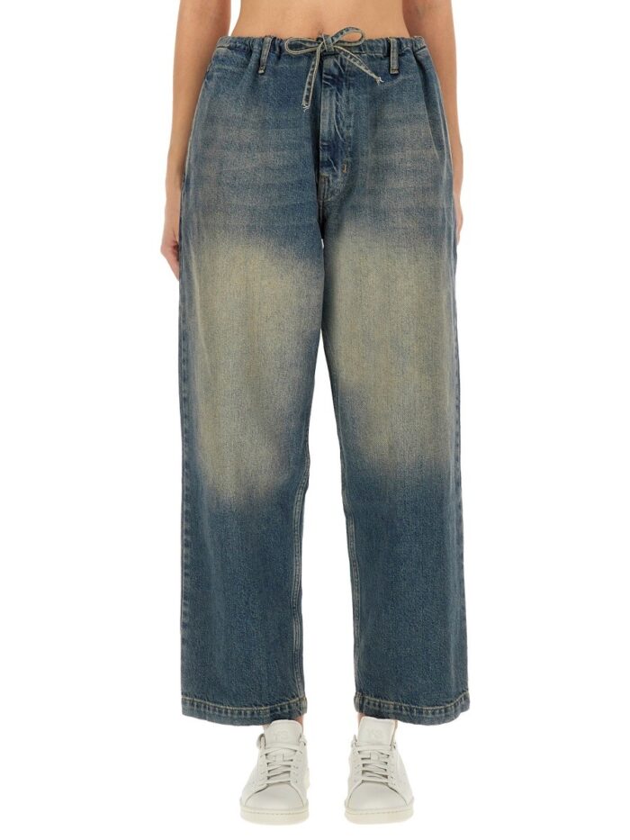 MOSCHINO JEANS COTTON DENIM PANTS