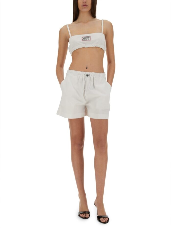 MOSCHINO JEANS COTTON SHORTS