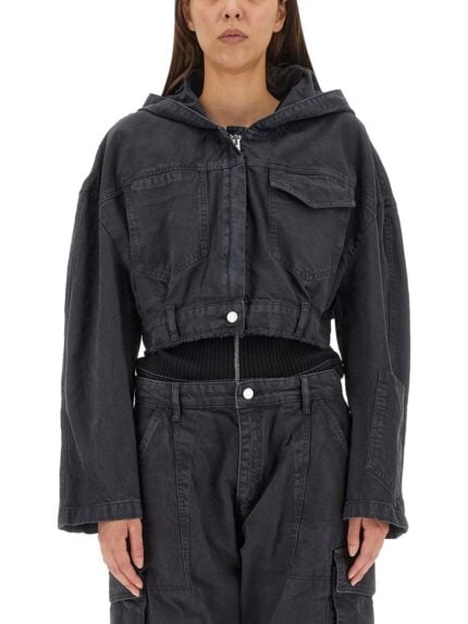 MOSCHINO JEANS CROPPED JACKET