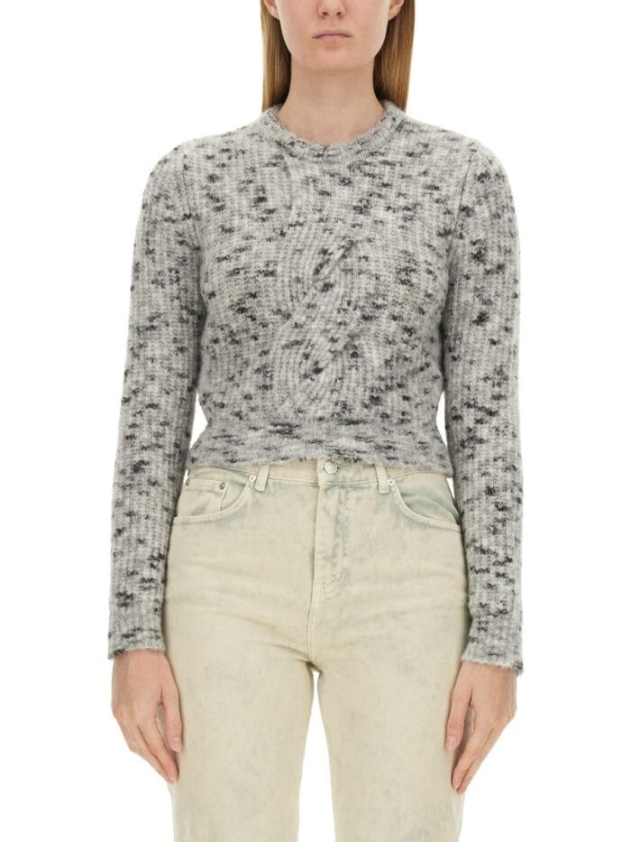 MOSCHINO JEANS CROPPED SHIRT