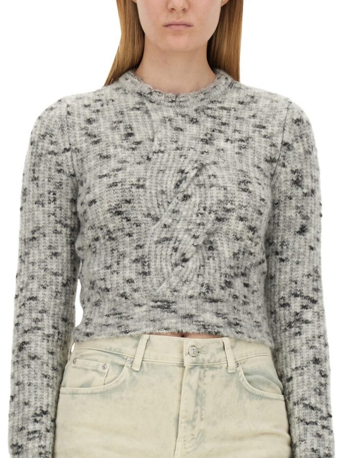MOSCHINO JEANS CROPPED SHIRT