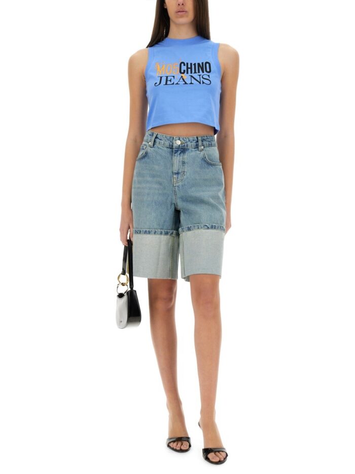 MOSCHINO JEANS DENIM BERMUDA SHORTS