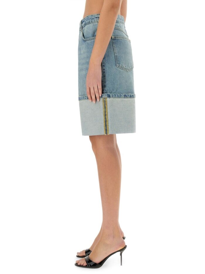 MOSCHINO JEANS DENIM BERMUDA SHORTS
