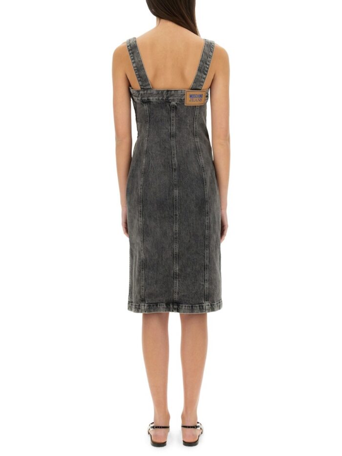 MOSCHINO JEANS DENIM MIDI DRESS