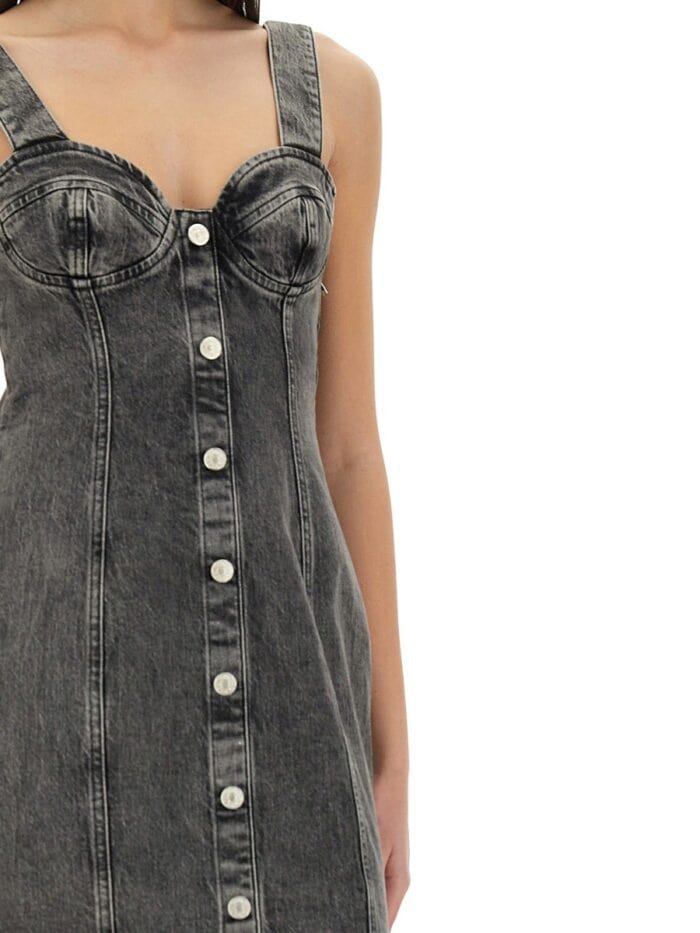 MOSCHINO JEANS DENIM MIDI DRESS