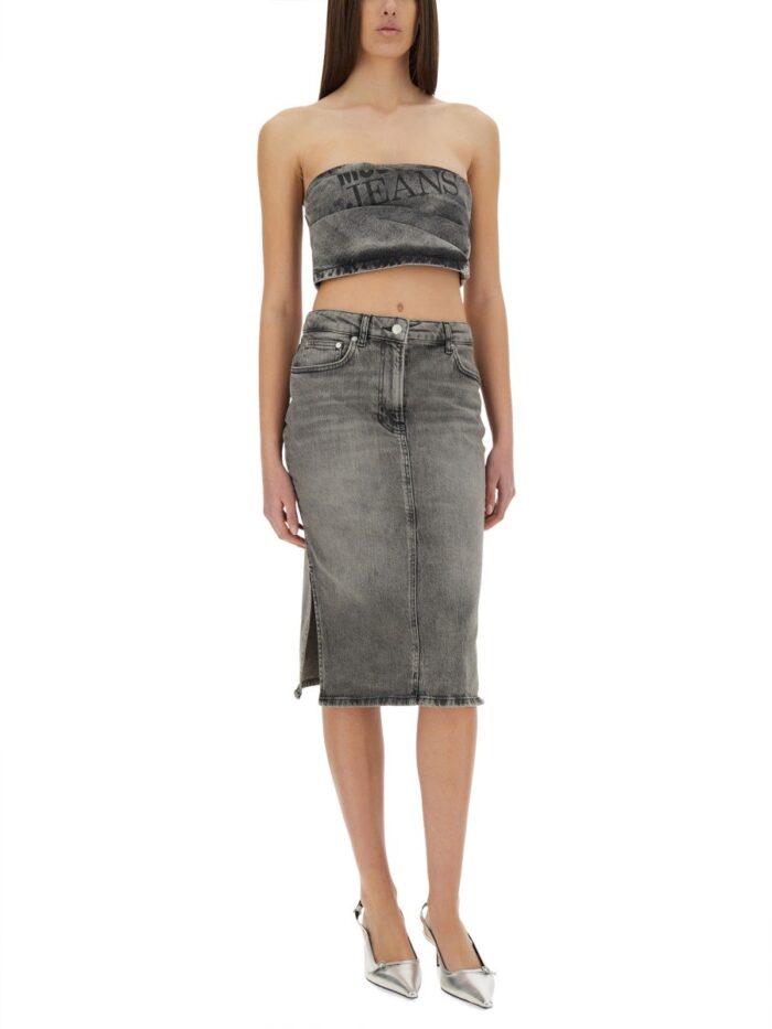 MOSCHINO JEANS DENIM SKIRT