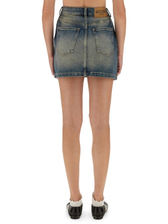MOSCHINO JEANS DENIM SKIRT