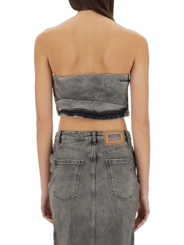 MOSCHINO JEANS DENIM TOP
