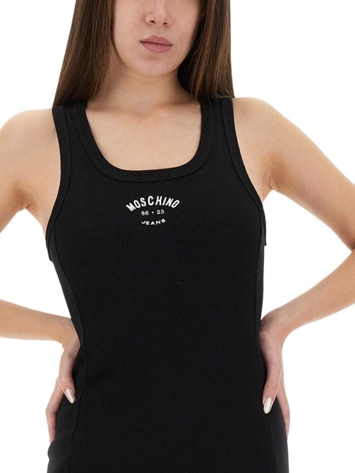 MOSCHINO JEANS DRESS WITH LOGO