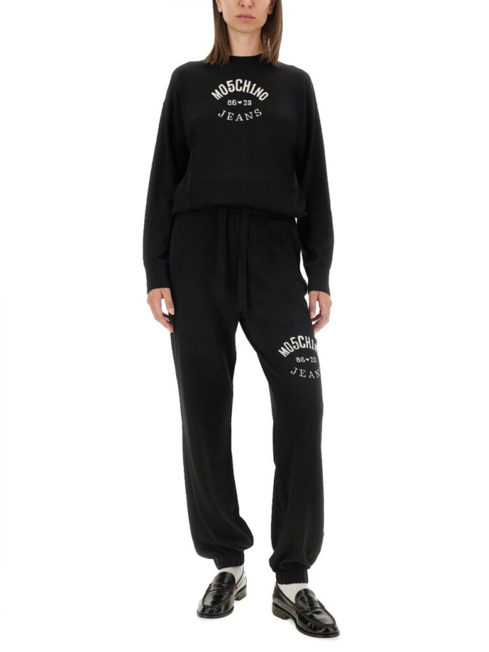 MOSCHINO JEANS JERSEY WITH LOGO