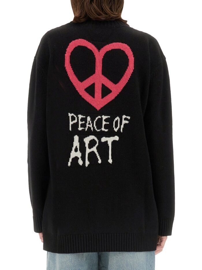 MOSCHINO JEANS KNITTED CARDIGAN