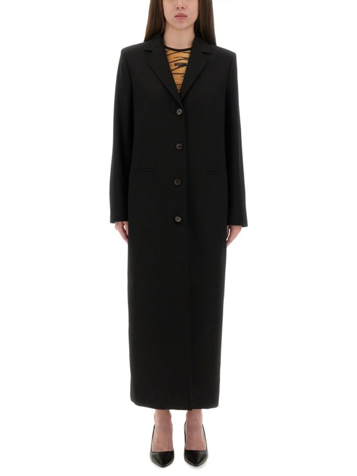 MOSCHINO JEANS LONG TAILORED COAT