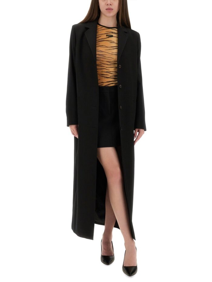 MOSCHINO JEANS LONG TAILORED COAT