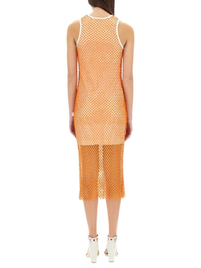 MOSCHINO JEANS MESH AND SEQUIN DRESS