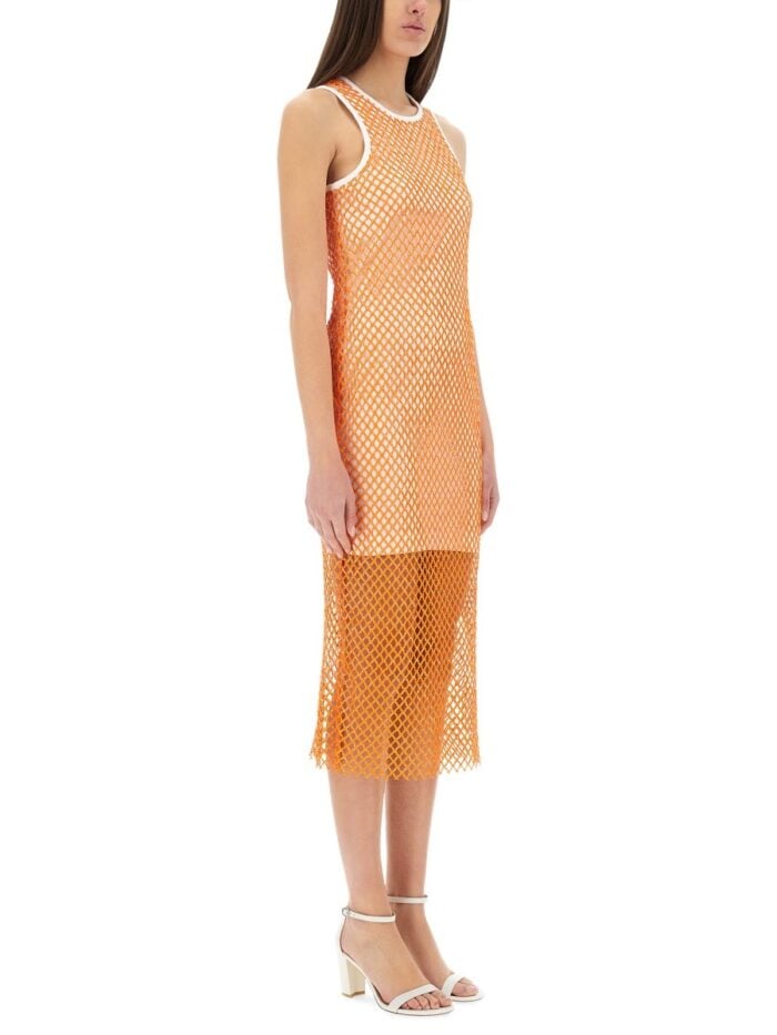 MOSCHINO JEANS MESH AND SEQUIN DRESS