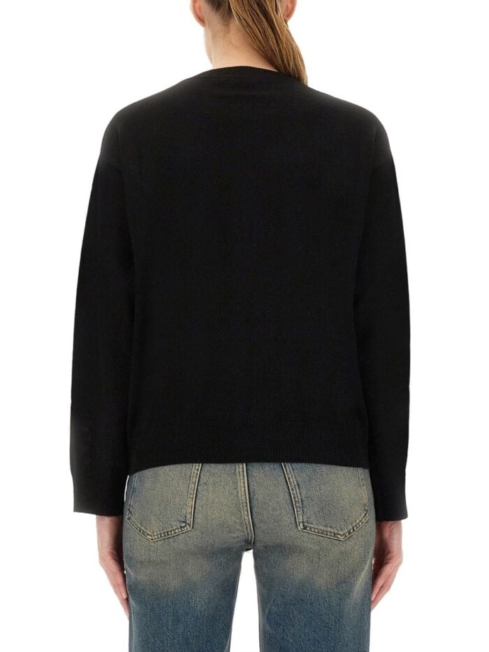 MOSCHINO JEANS MESH WITH INLAY PATTERN