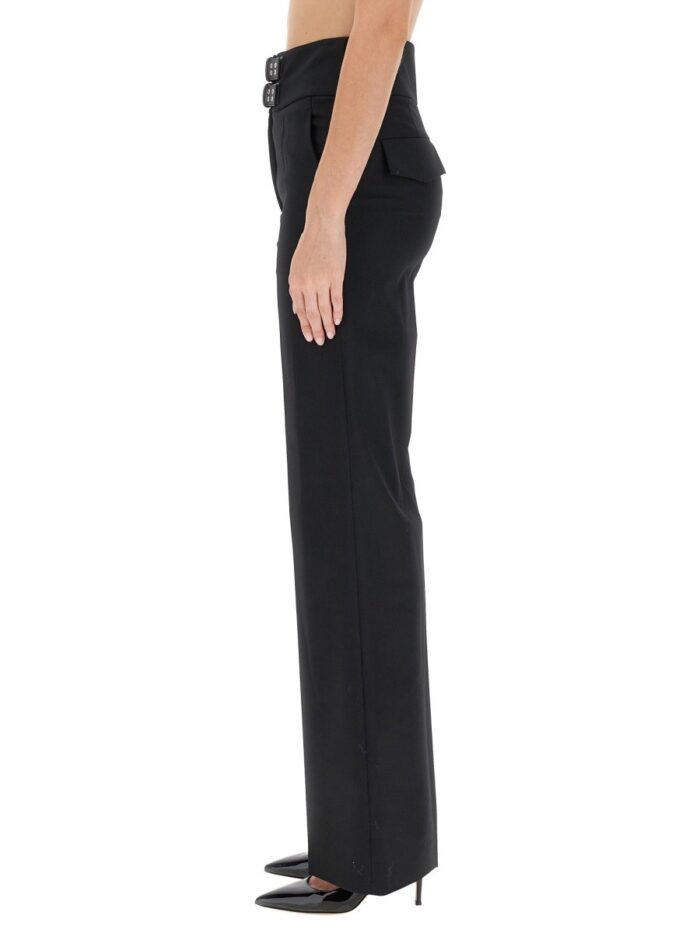 MOSCHINO JEANS PANTS WITH STRAPS