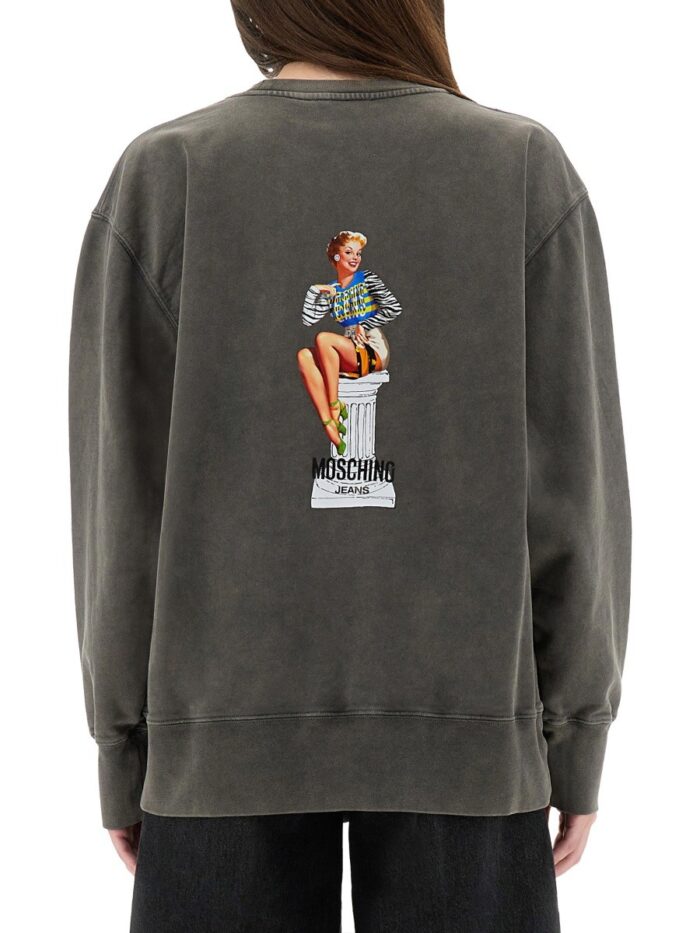 MOSCHINO JEANS SWEATSHIRT WITH LOGO