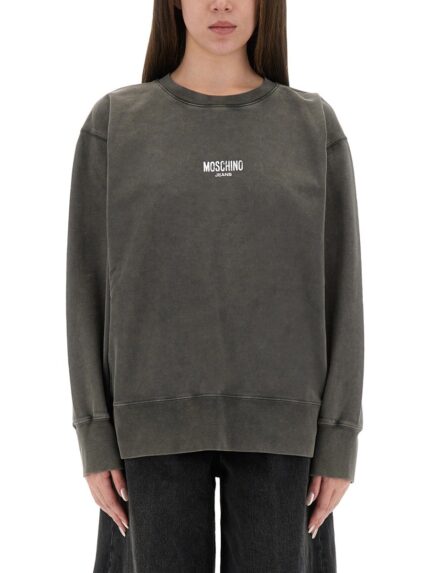 MOSCHINO JEANS SWEATSHIRT WITH LOGO
