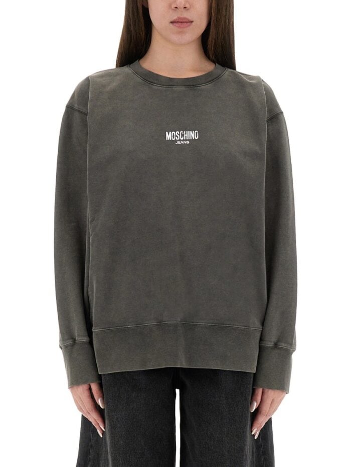 MOSCHINO JEANS SWEATSHIRT WITH LOGO
