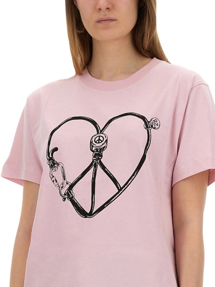 MOSCHINO JEANS T-SHIRT WITH PRINT