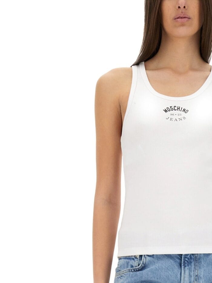 MOSCHINO JEANS TOPS WITH LOGO