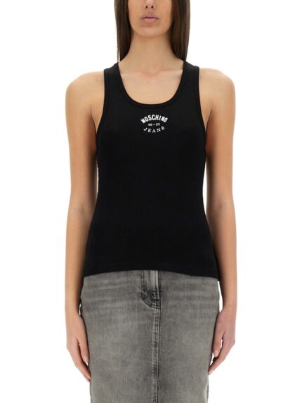 MOSCHINO JEANS TOPS WITH LOGO