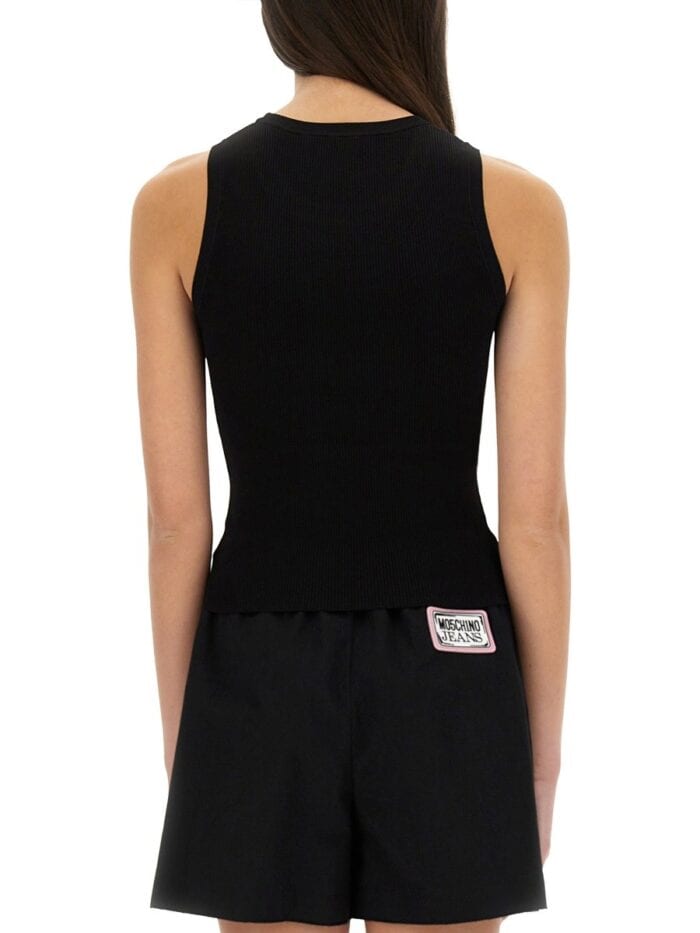 MOSCHINO JEANS TOPS WITH LOGO