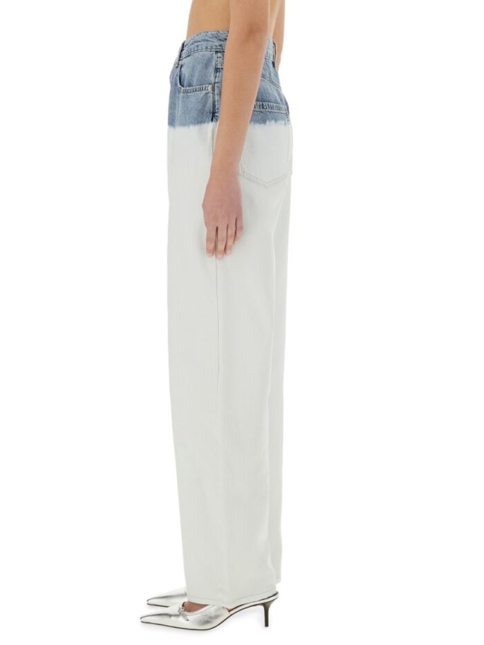 MOSCHINO JEANS TWO-COLOUR JEANS