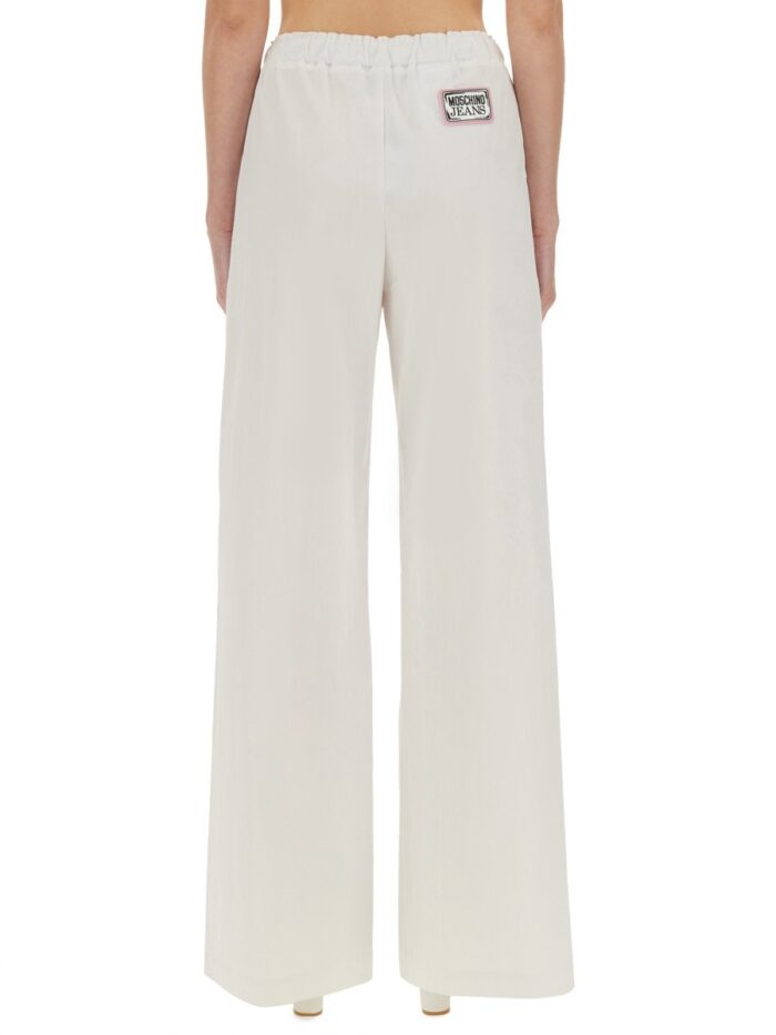 MOSCHINO JEANS WIDE LEG PANTS