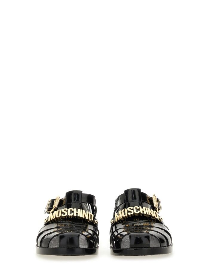 Moschino "JELLY" SANDAL WITH LETTERING LOGO