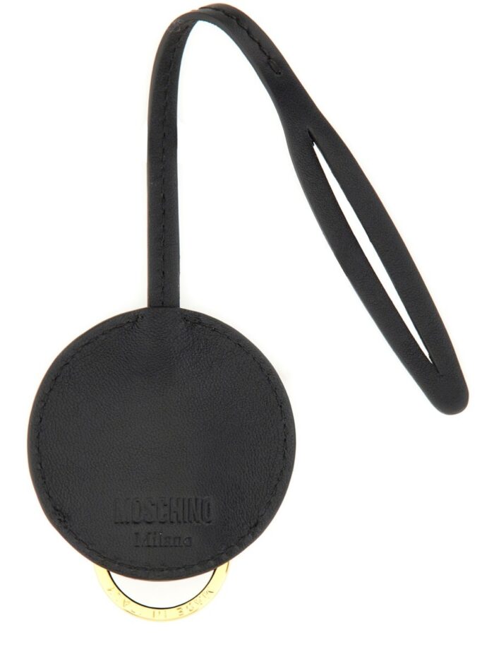 Moschino LEATHER KEYCHAIN