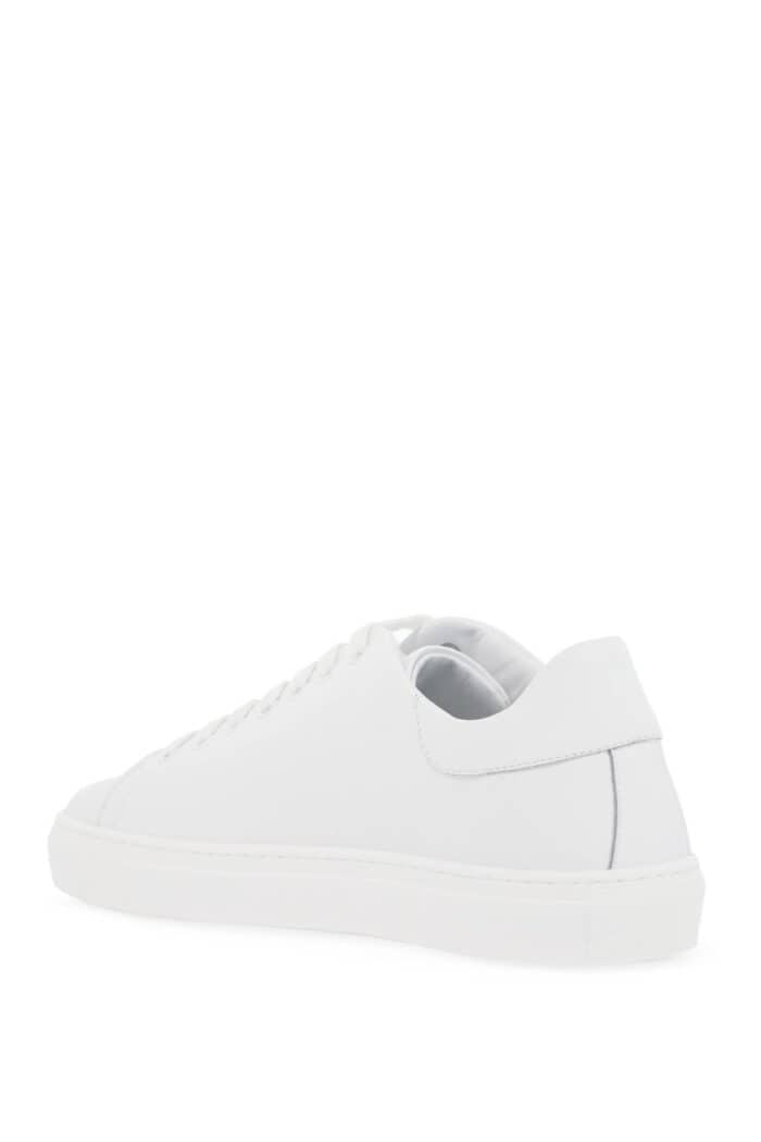 MOSCHINO Leather Sneakers With Logo Print