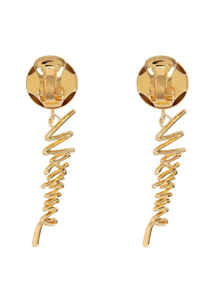 Moschino LOGO EARRINGS