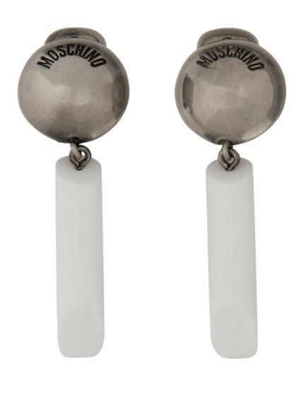 Moschino LOGO EARRINGS